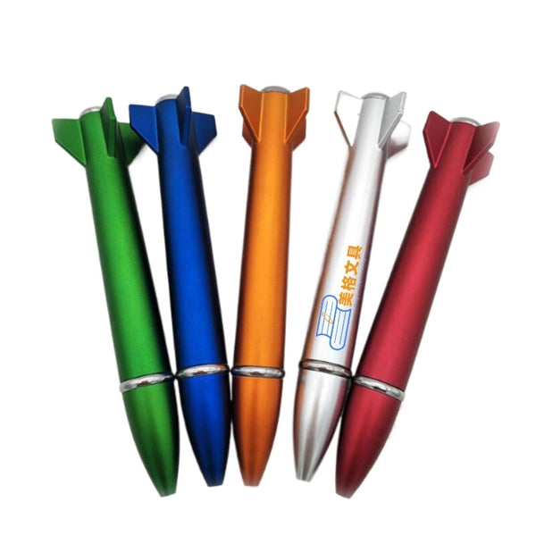Plastic Rocket Missile Shape Ballpoint Pen