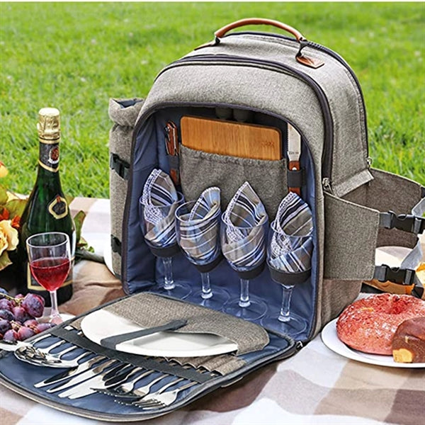 Picnic Backpack With Blanket