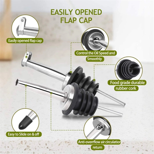 Olive Oil Spouts With Dust Caps