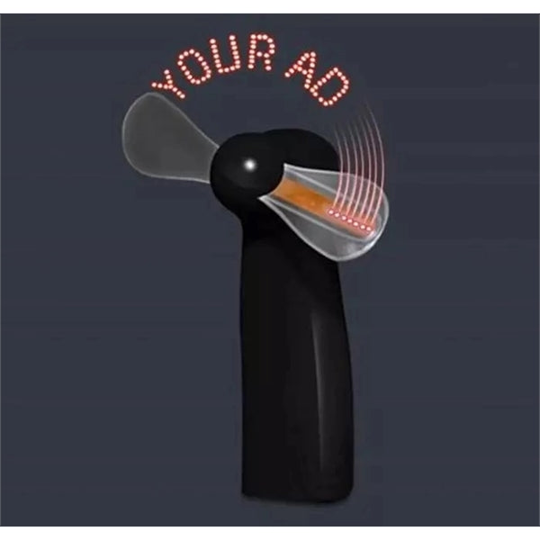 Flashing Logo LED Handhold Fan