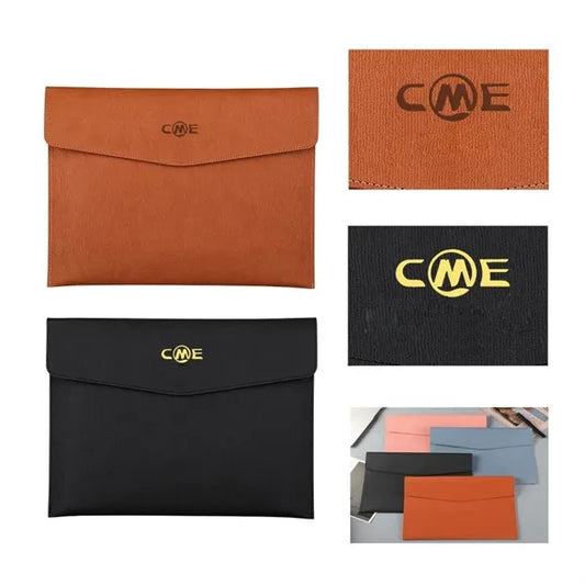 PU Leather A4 File Folder Document Holder