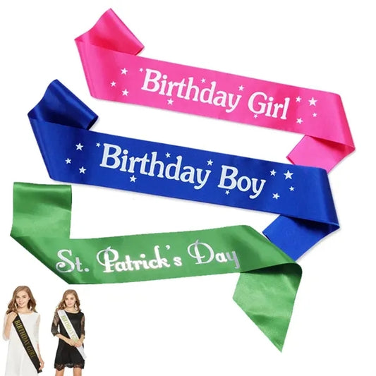 Satin Pageant Sashes