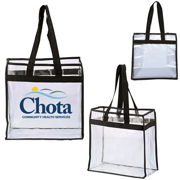 Stadium Tote Bag with Zipper