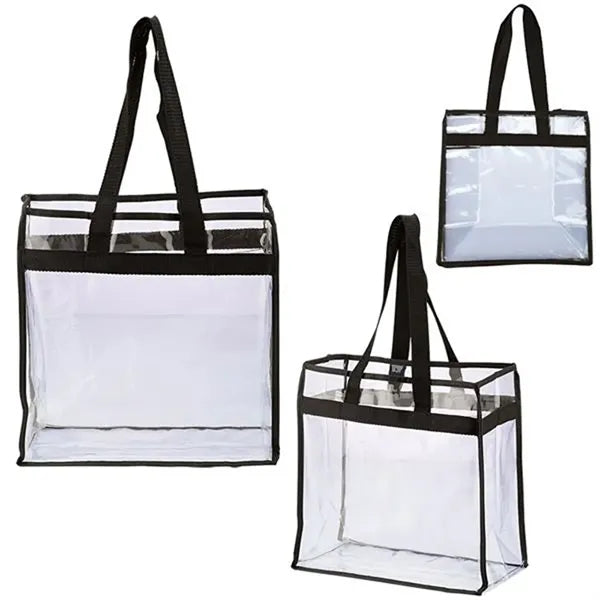 Stadium Tote Bag with Zipper