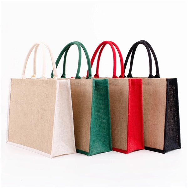 Burlap Jute Tote Gift Bag