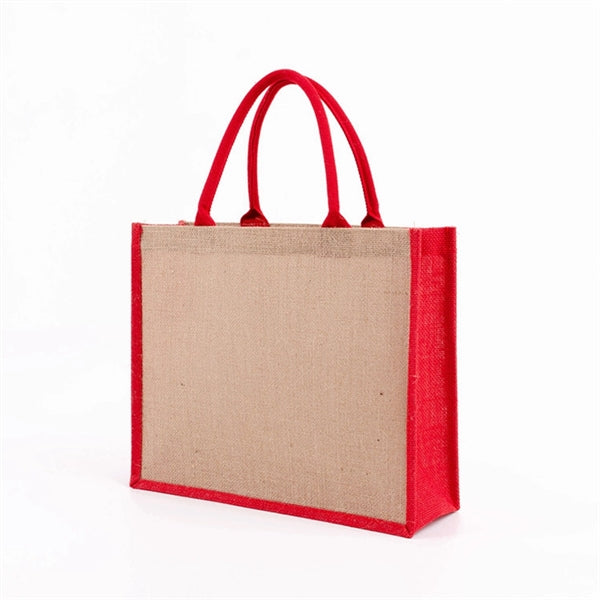 Burlap Jute Tote Gift Bag