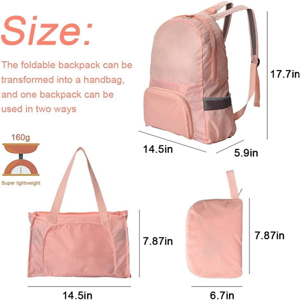 Dual-Use Folding Backpack