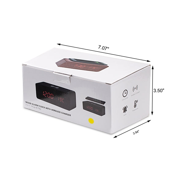 Clement Eco-Friendly Alarm Clock and Wireless Charger