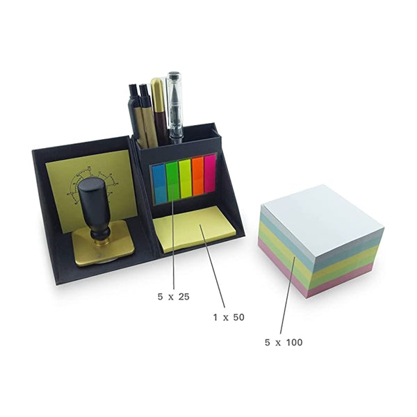 Sticky Notes Cube With A Pen Holder