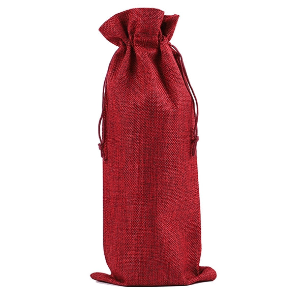 Linen Wine Gift Bag