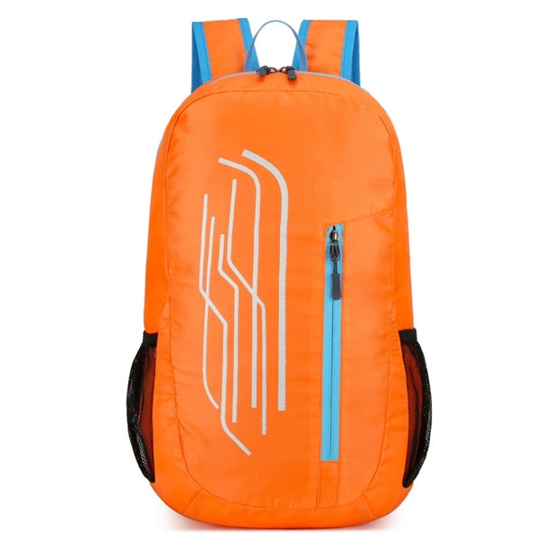 Lightweight Foldable Outdoor Backpack with Zippered Pocket