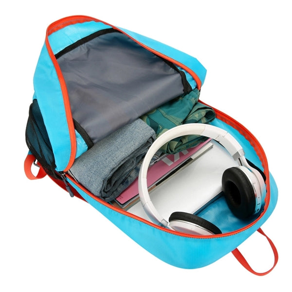 Lightweight Foldable Outdoor Backpack with Zippered Pocket