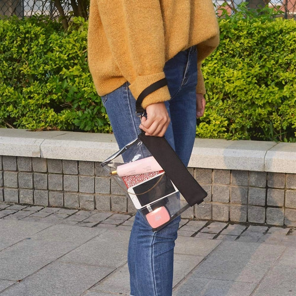 PVC Crossbody Cosmetic Bag