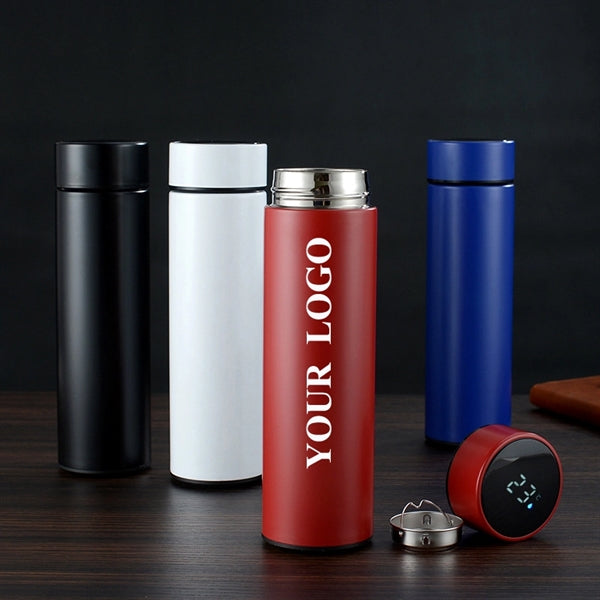 500ML Stainless Steel Water Bottle with LED Display