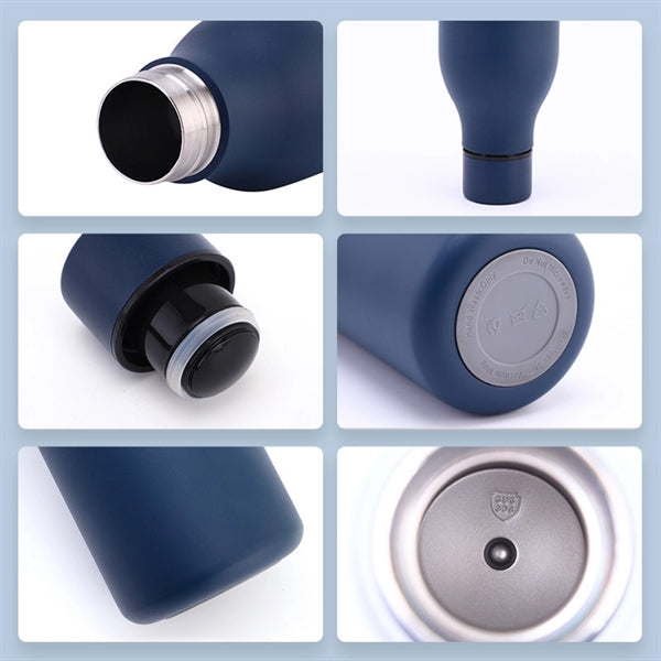 18oz Insulated Stainless Steel Cola Shape Sport Water Bottle