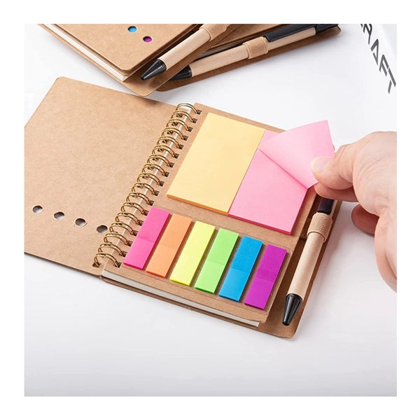 Spiral Sticky Notes Notebook