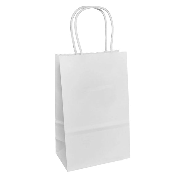 White Kraft Paper Bag w/ Handle