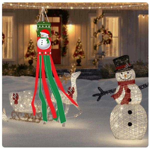 Christmas Windsock Flag