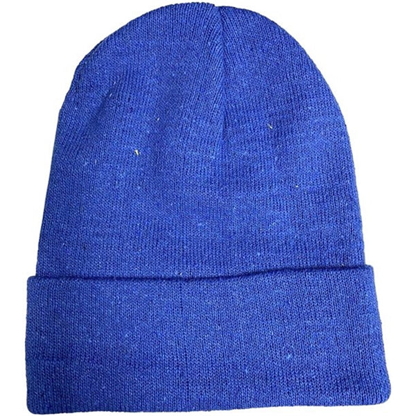 Thick Knitted Multiple Color Blend Beanie