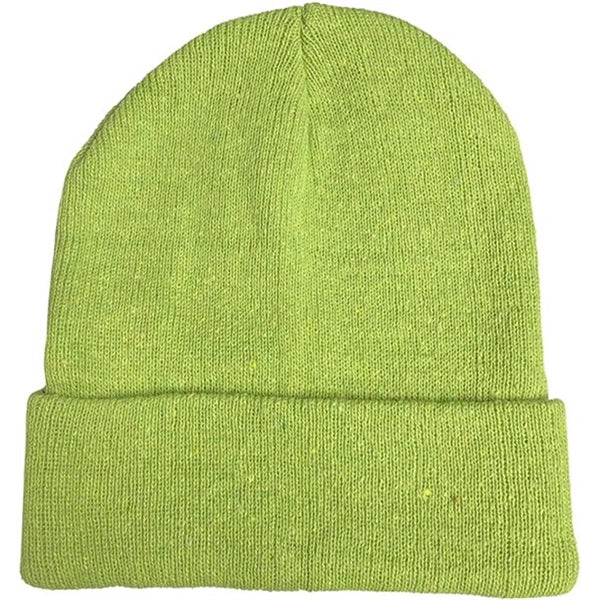 Thick Knitted Multiple Color Blend Beanie