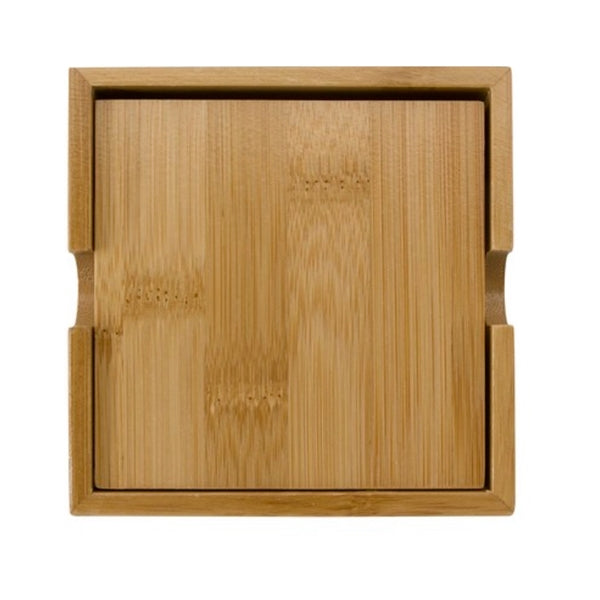 Bamboo Coaster Set