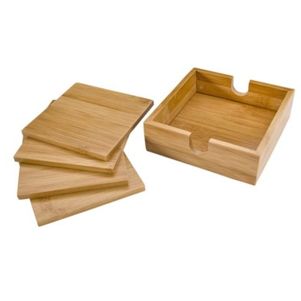 Bamboo Coaster Set