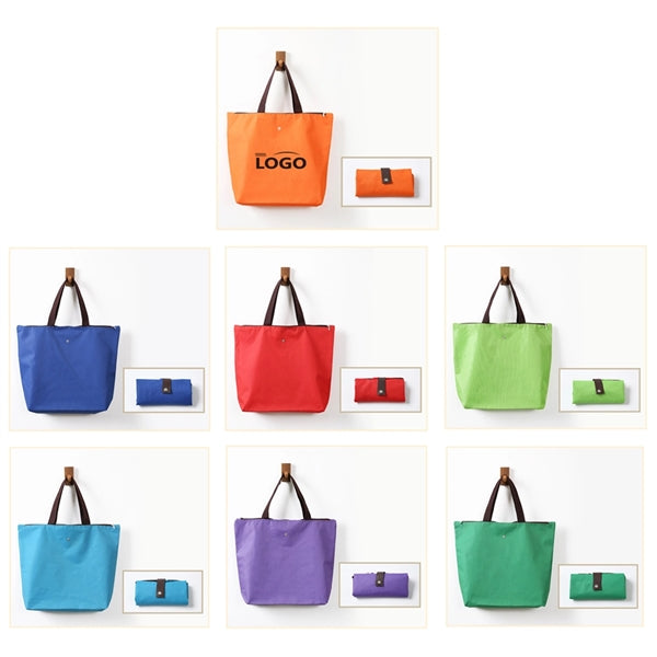 Portable Folding Tote High-capacity Shopping Bag with Handle