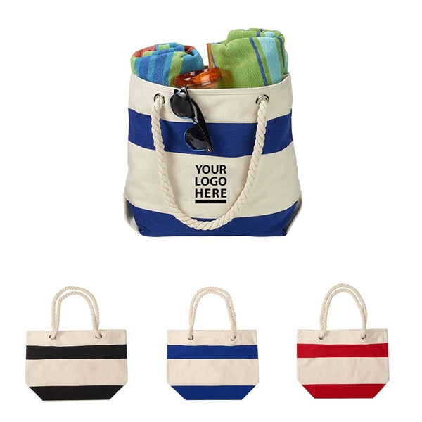 16 Oz Cotton Canvas Boat Tote