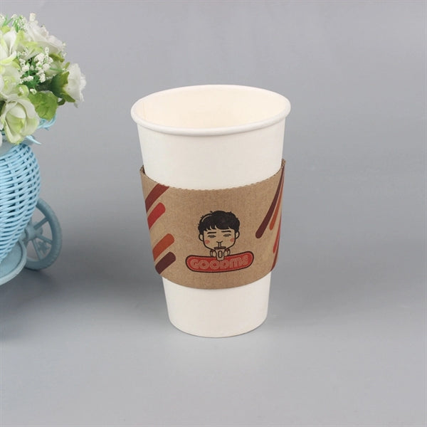 Disposable Adiabatic Coffee Cup Sleeves