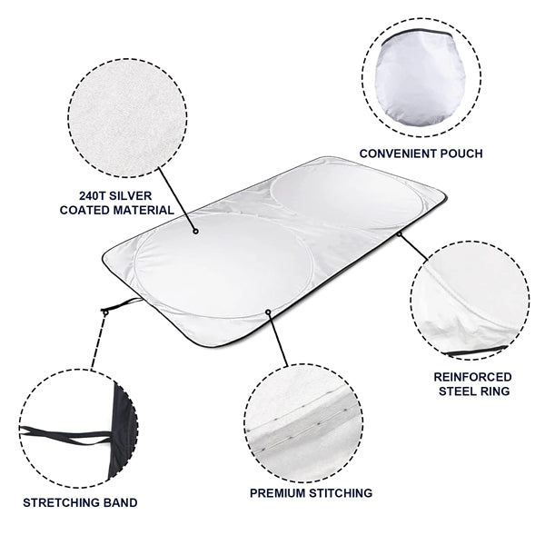 Foldable Car Sunshade Protector Cover