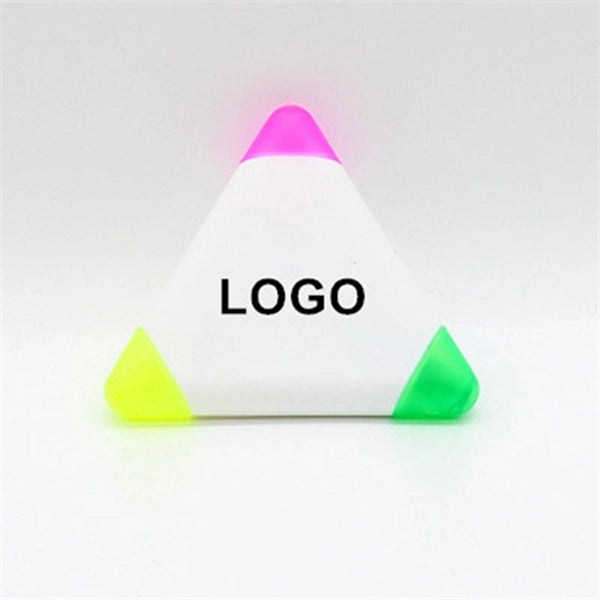 3-color Triangular Highlighter Pen