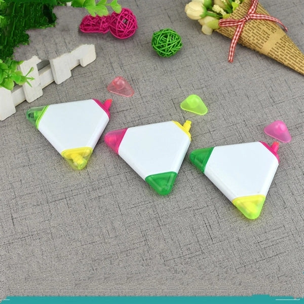 3-color Triangular Highlighter Pen