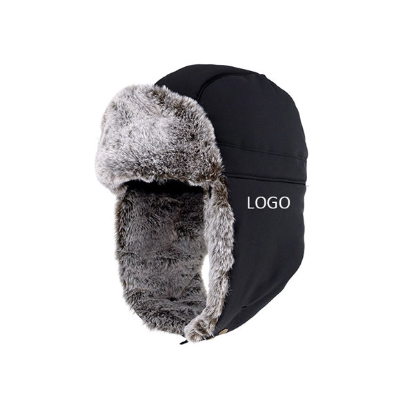 Winter Faux Fur Trapper Hat w/ Ear Flaps
