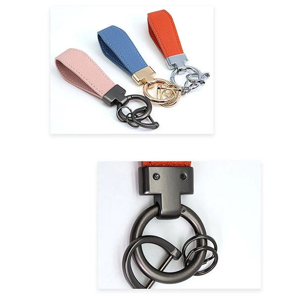 Coustom LOGO PU Leather Keychain
