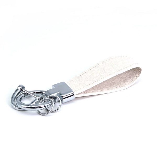 Coustom LOGO PU Leather Keychain