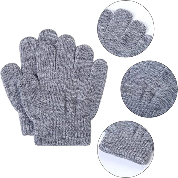 Kids Winter Warm Knitted Magic Gloves