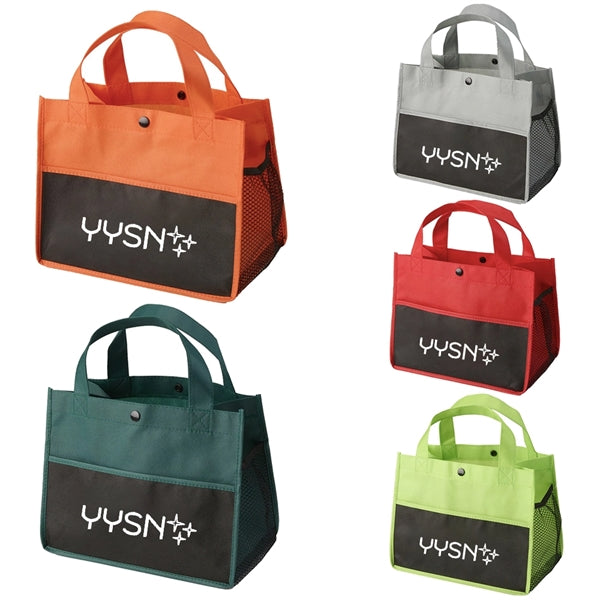 Mini Snap Non-Woven Lunch Tote Bag