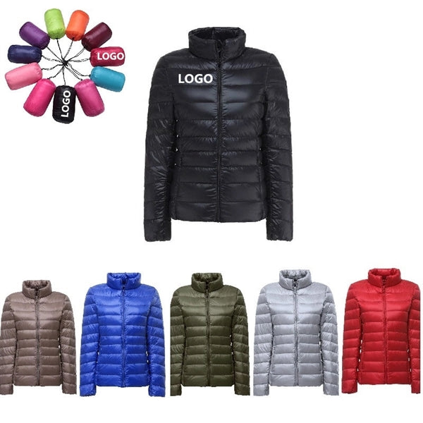 Packable Lightweight Water-Resistant Puffer Jacket