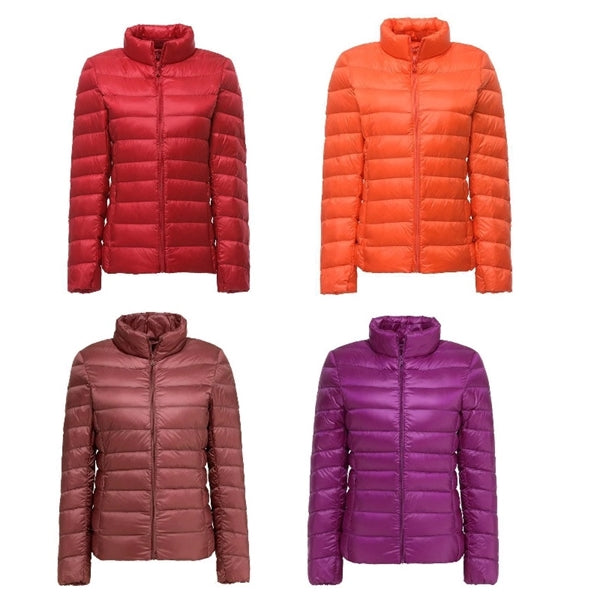 Packable Lightweight Water-Resistant Puffer Jacket