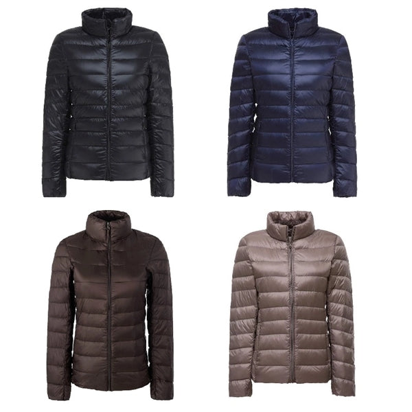 Packable Lightweight Water-Resistant Puffer Jacket