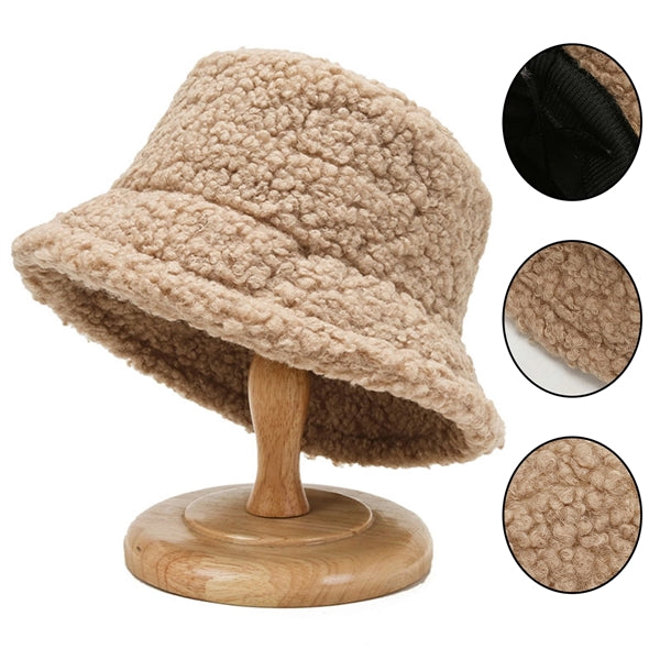 Winter Unisex Plush Bucket Hat