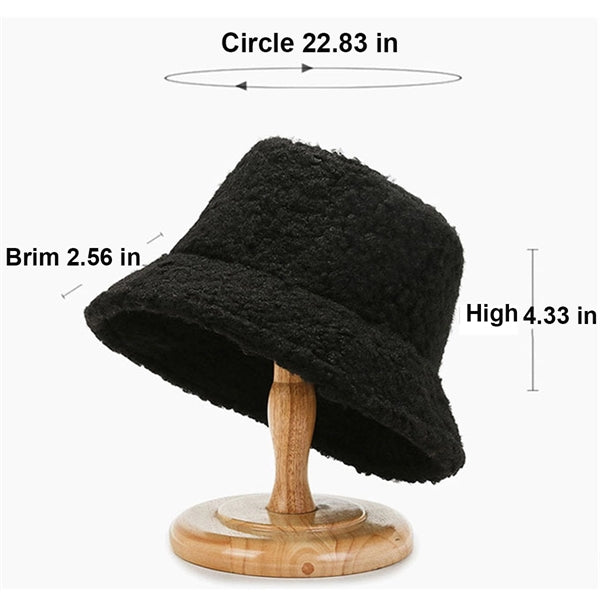 Winter Unisex Plush Bucket Hat