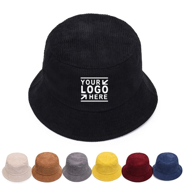 Unisex Corduroy Bucket Hats