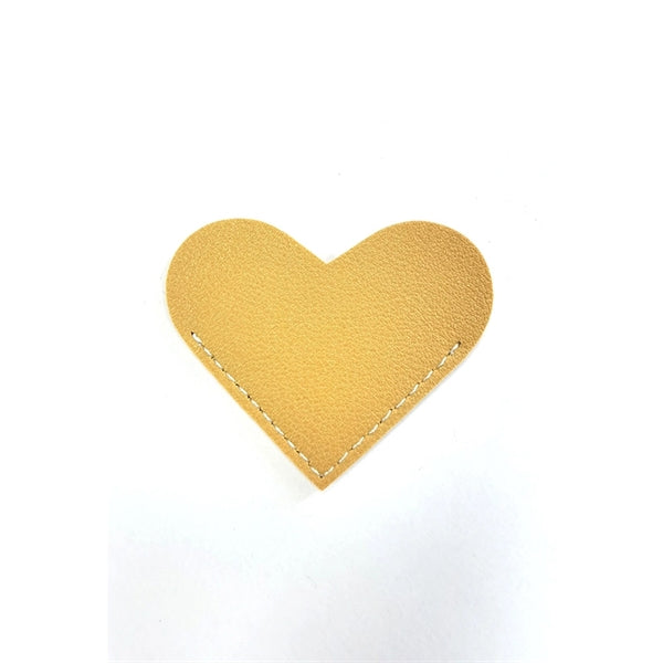 Leather Heart Page Corner Bookmark