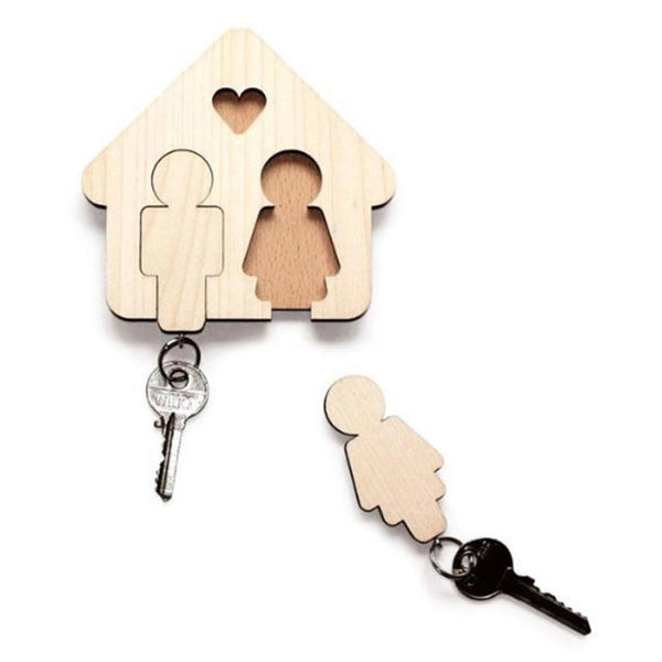 Wall Hanging House Keychain Couple