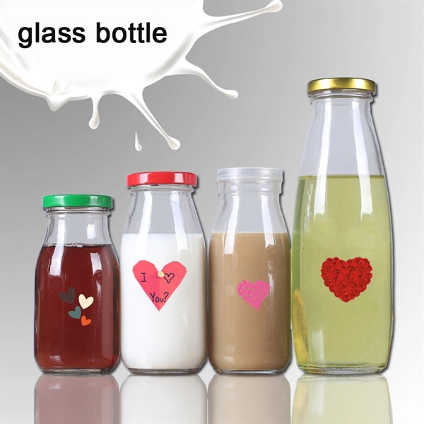 Vintage Glass Milk Bottle