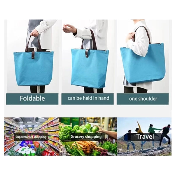 Foldable Oxford Grocery Tote Bags
