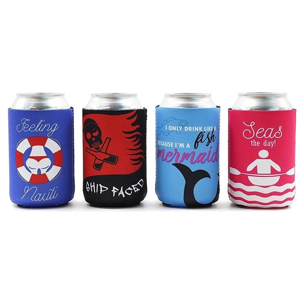 Full Color Premium Foam Collapsible Can Coolers