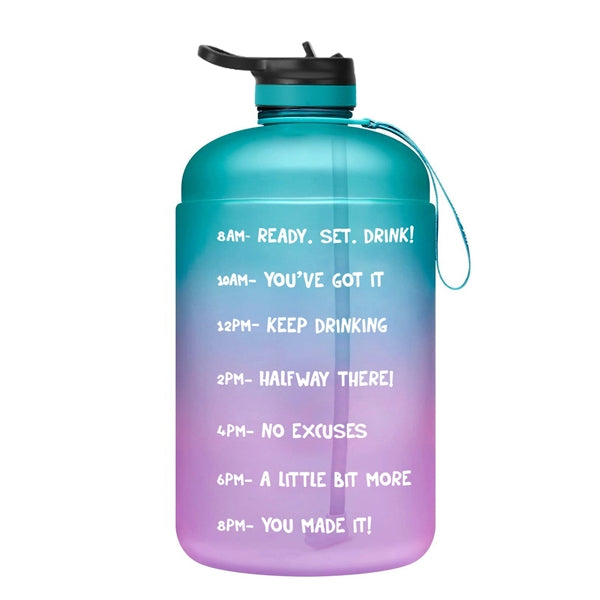 Oversize Water Jugs with Straw 128 Ounch