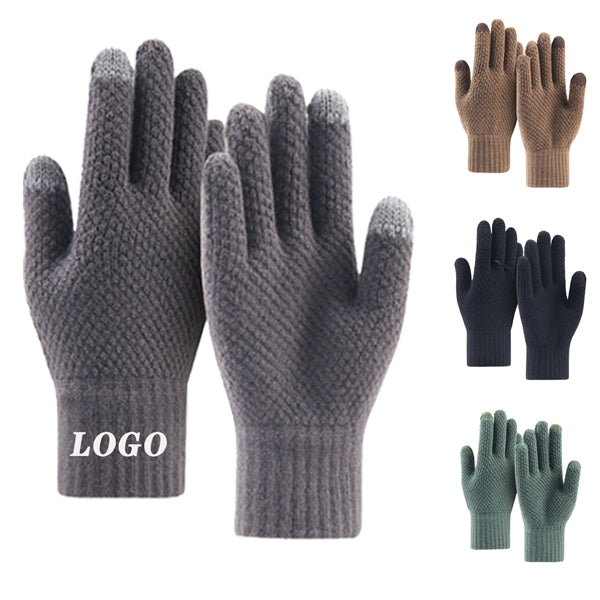 Winter Woolen Touchscreen Knit Gloves